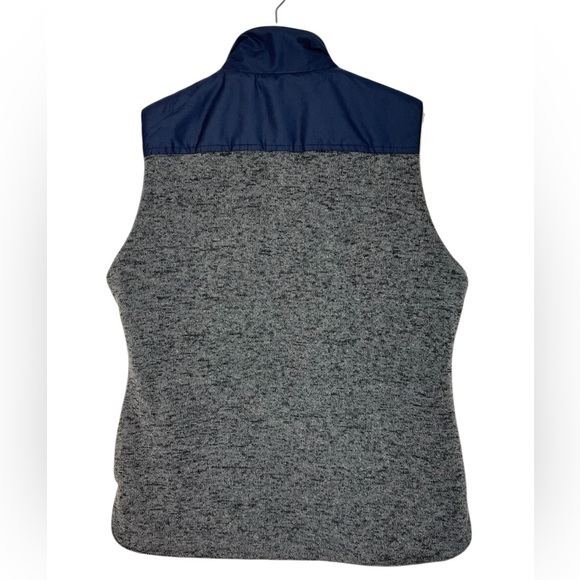 Orvis sherpa lined two toned vest Womens size Small Navy Blue - Picture 2 of 7